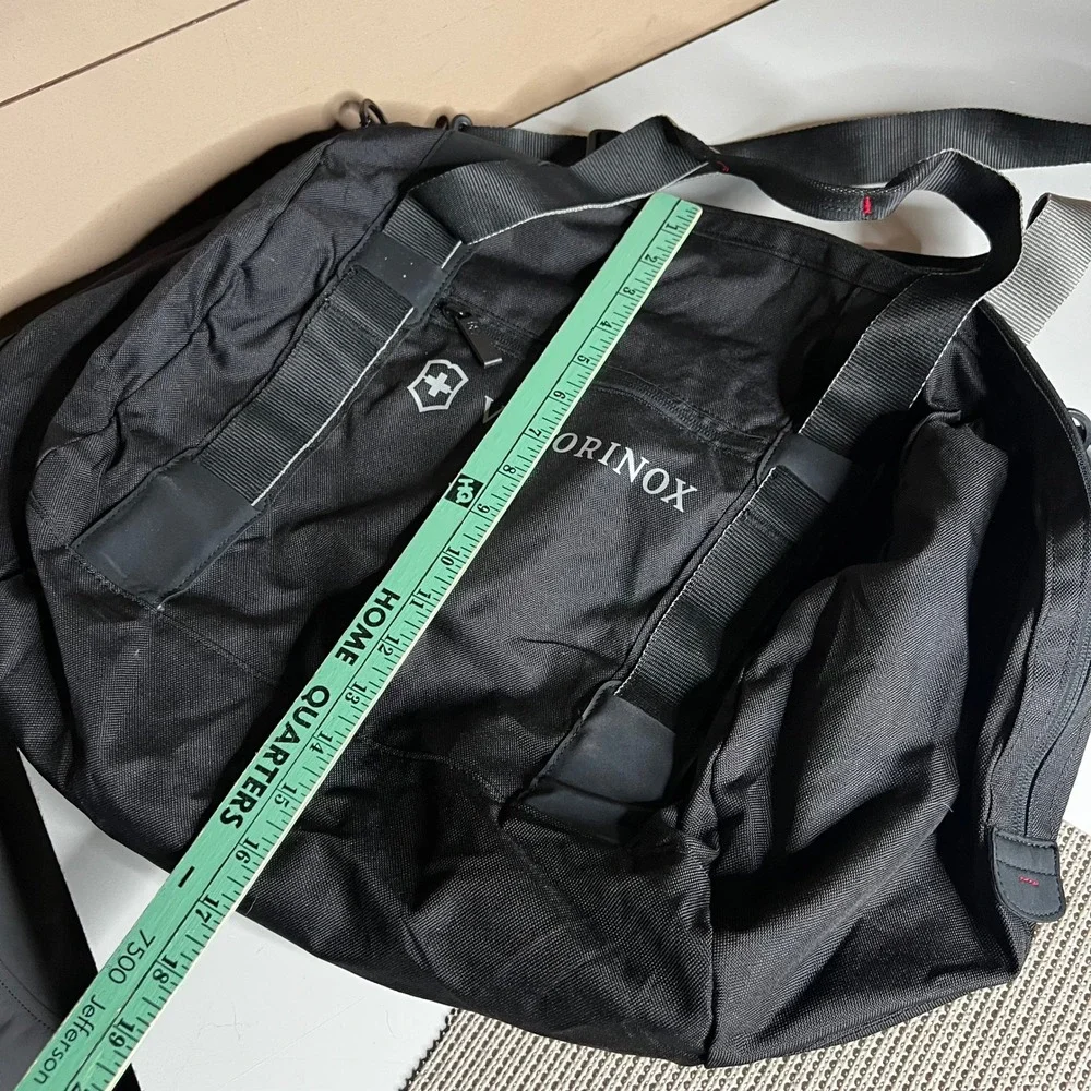 Victorinox Swiss Army Black Ballistic Nylon Travel Duffel Bag Shoulder Strap
